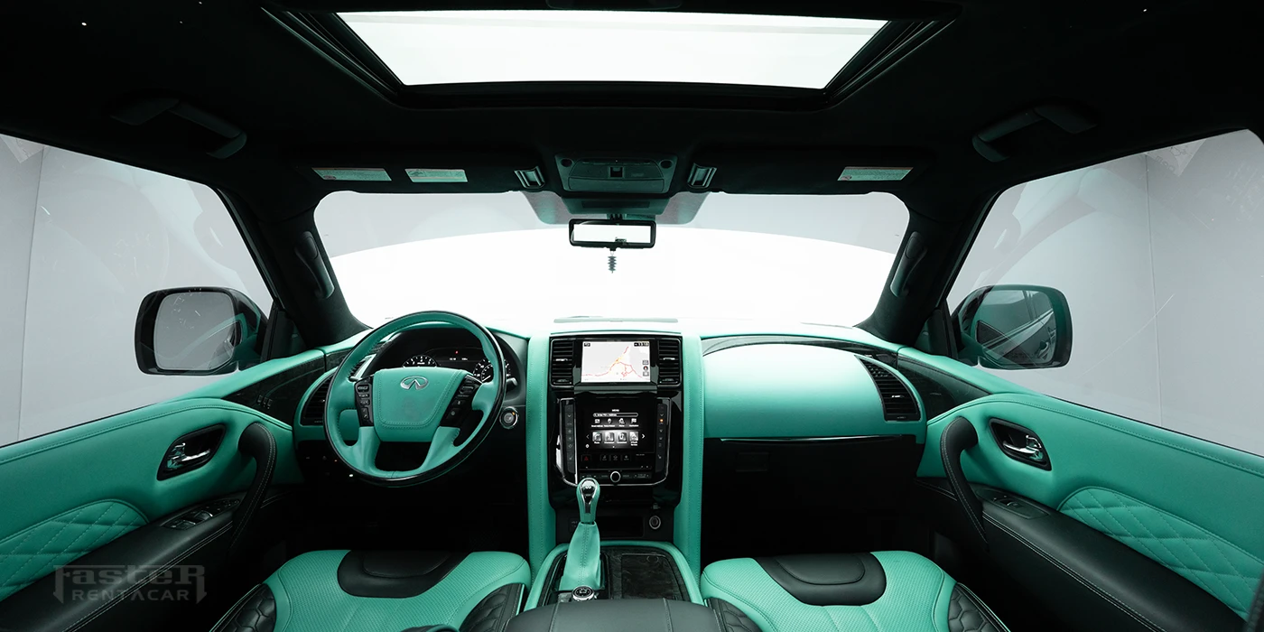 Patrol QX80 Black Tiffany Interior